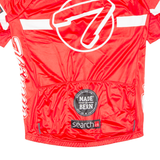 Cycling Mens Jersey Red Full Zip XL