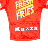 Cycling Mens Jersey Red Full Zip S