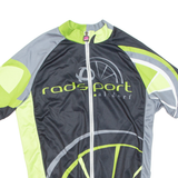 Cycling Mens Jersey Green Full Zip S