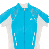 Cycling Mens Jersey Blue Full Zip M