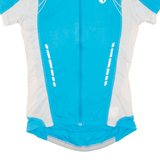 Cycling Mens Jersey Blue Full Zip M