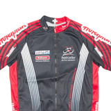 Cycling Mens Jersey Black Full Zip XL