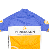 Cycling Mens Jersey Orange Full Zip XL