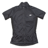 Cycling Mens Jersey Black Full Zip XL