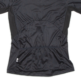 Cycling Mens Jersey Black Full Zip XL