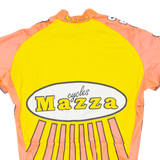 Cycling Mens Jersey Orange Full Zip S