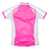 Cycling Womens Jersey Pink 1/4 Zip S
