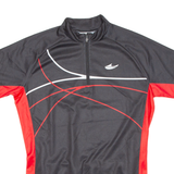 Cycling Mens Jersey Black 1/4 Zip L
