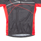 Cycling Mens Jersey Black 1/4 Zip L