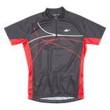 Cycling Mens Jersey Black 1/4 Zip L