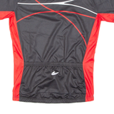 Cycling Mens Jersey Black 1/4 Zip L