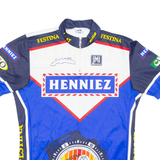 Cycling Mens Jersey Blue 1/4 Zip 2XL