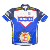 Cycling Mens Jersey Blue 1/4 Zip 2XL