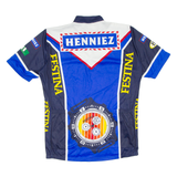 Cycling Mens Jersey Blue 1/4 Zip 2XL