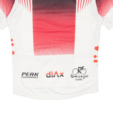 Cycling Mens Jersey Red 1/4 Zip L