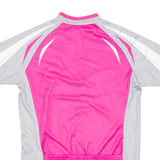 Cycling Womens Jersey Pink 1/4 Zip M