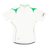 Cycling Womens Jersey White 1/4 Zip S