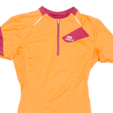 Cycling Womens Jersey Orange 1/4 Zip S
