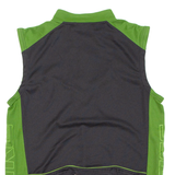Cycling Mens Jersey Green Sleeveless 1/2 Zip XL