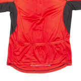Cycling Mens Jersey Red 1/4 Zip M
