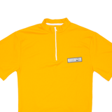 RIFFRAFF Cycling Mens Jersey Orange 1/4 Zip S