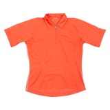 Cycling Mens Jersey Orange 1/4 Zip M