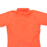 Cycling Mens Jersey Orange 1/4 Zip M