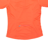 Cycling Mens Jersey Orange 1/4 Zip M