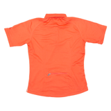 Cycling Mens Jersey Orange 1/4 Zip M