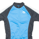 Cycling Mens Jersey Blue 1/2 Zip M
