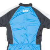 Cycling Mens Jersey Blue 1/2 Zip M