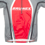 Cycling Mens Jersey Red 1/2 Zip S