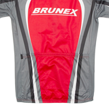 Cycling Mens Jersey Red 1/2 Zip S