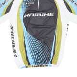 Cycling Mens Jersey Blue 1/4 Zip M