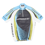 Cycling Mens Jersey Blue 1/4 Zip M