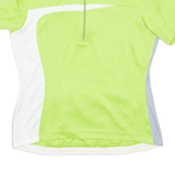 Cycling Mens Jersey Green 1/2 Zip L