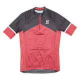 Cycling Mens Jersey Red 1/4 Zip S