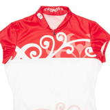 Cycling Womens Jersey Red 1/2 Zip S