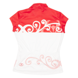 Cycling Womens Jersey Red 1/2 Zip S