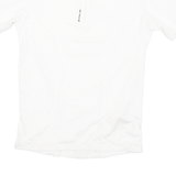 Cycling Mens Jersey White 1/4 Zip M