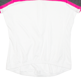 Cycling Womens Jersey White 1/2 Zip L
