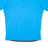 Cycling Mens Jersey Blue 1/4 Zip 2XL