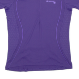 Cycling Womens Jersey Purple 1/2 Zip L