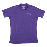 Cycling Womens Jersey Purple 1/2 Zip L