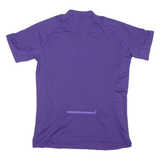 Cycling Womens Jersey Purple 1/2 Zip L