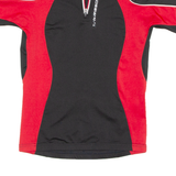 Cycling Boys Jersey Red 1/4 Zip S