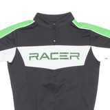 Cycling Boys Jersey Black 1/4 Zip S