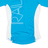 Cycling Mens Jersey Blue 1/4 Zip S