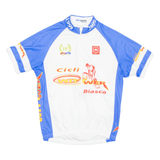 Cycling Mens Jersey Blue Full Zip M