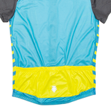 Cycling Mens Jersey Blue Full Zip L